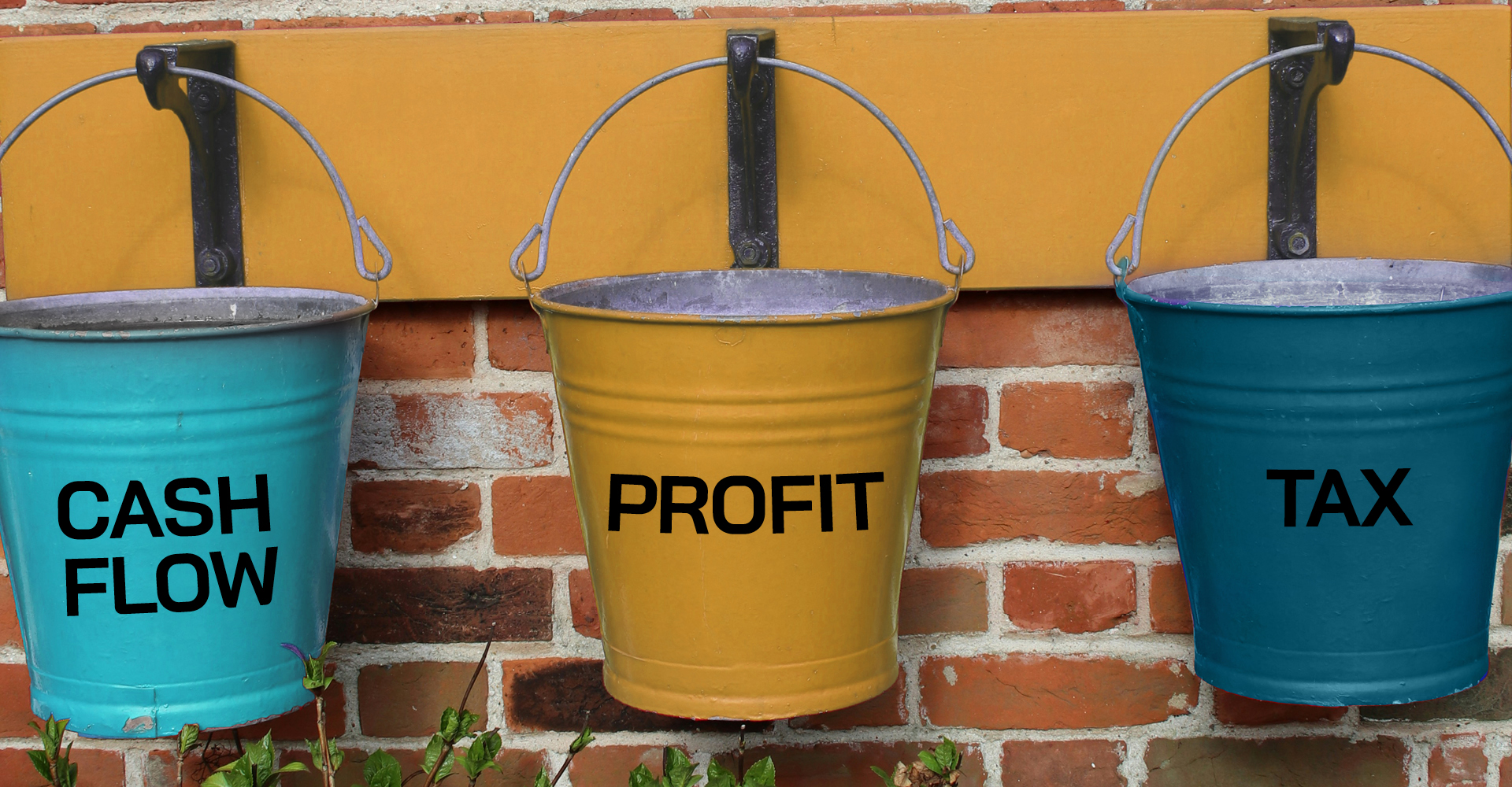 3 buckets - cash flow, profit and tax